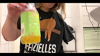 Pissing in a Bottle... a User Wanted This Bottle for Christmas...