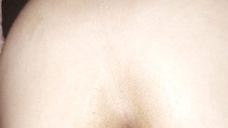 Stretched pussy of a naughty pregnant woman