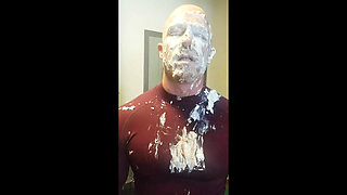 Pie in the Face Plus Foot Humiliation