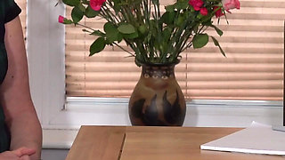 Perverted Business Woman Spanked