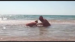 Naked Beach Sex with Big Tits Russian MILF - Outdoor Public Fucking & Voyeur HD