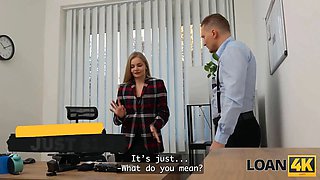 Loan4k. sex on the office desk is the hottest way to get a loan approved