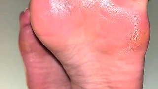 Sweaty Foot Facial POV by Ivy's Feet