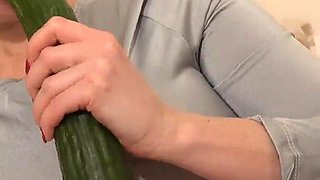 Cucumber playtime alone