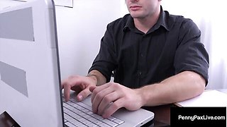 Exquisite Penny and Violet's ffm in threesome smut