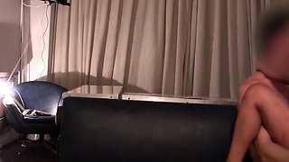 Amateur sex tape of a HOT black MILF with big tits and booty