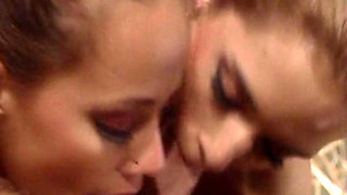 Retro Hot Threesome with Two Horny Sluts