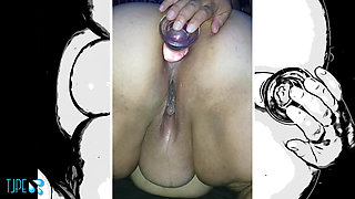 Anal Girl - My Ass Swallows a Huge Plug