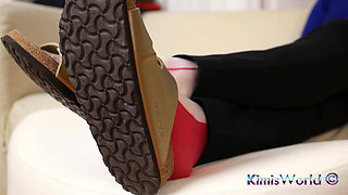 Creative Pantyhose & Birki Shoeplay