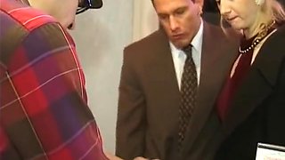 Blonde German Bitches Sharing Big Dicks In Hot Group Sex Action