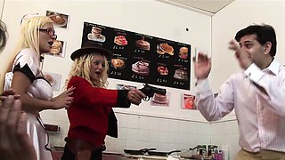 Elite Carly Parker and Amy Azurra's big tits porn