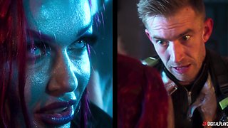 Amber Jayne's Wild Blonde Passion Explodes in Sultry Deep Heat