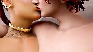 Apex Legends Lesbians Having Fun Rubbing Tight Bald Pussy