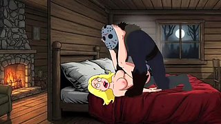 Student Cutie Gets Monster Fucked in Camp – Cartoon Horror Parody