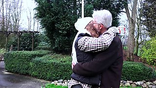 Old dirty man fucks teen hot young bi first