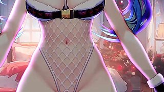 Hentai chick enjoys anal sex at the gym