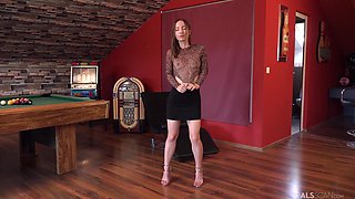 Kate Quinn slim teen hot solo