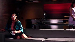 Laying back in my step m.'s arms - Ariella Ferrera, Kristen Scott