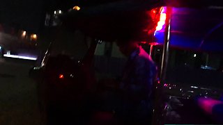 Shy Thai amateur girl gets a big cock as a birthday present