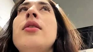 Russian Stripchat camwhores in public