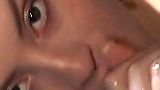 Woman Gives a Strong Stranger a Handjob with Dirty Talk in a Bar!!!