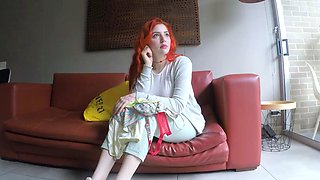 Hot Redhead Latina Pussy Railed Hard