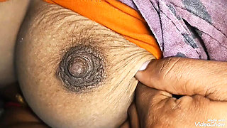 Desi Bhabhi Blowjob - Sunil Parihar sucks milk from big nipples