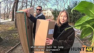 Amalia Davis Shows Her Lingerie and Pussy to Neighbor in HD POV Cuckold Sex