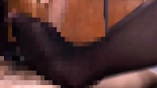 Sexy Asian naked foot fetish action