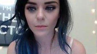 Awesome Teen With Big Boobs Dildo Masturbation