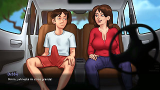 INFIDELITY TO MY GIRLFRIEND WITH HER STEPMOTHER - summertime saga