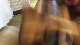 Mixed Cutie Little Bleu Likes Sucking on BBC