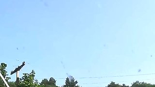 Nina Washing My Windshield with Pee