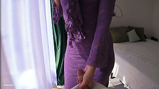 Step Mom Helps Step Son Cum Quickly in Her Panties