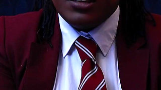 Naughty Student Oshun Mocks Your Small Cock!