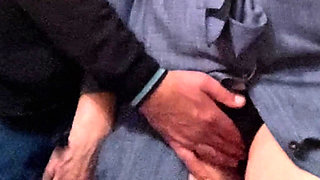 Stranger Fingered Horny MILF Before Work in the Subway