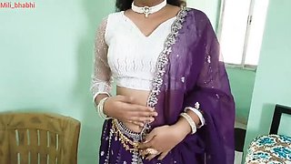 Desi Village Mili Bhabi Hot Sex with Hindi Audio - Teen Girl Tight Pussy Fucking