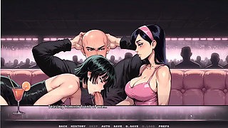 My New Girlfriend Taboo Hentai Game Ep.62 Swinger Couple Caught During a Deepthroat Foursome in the Club Vip Booth!