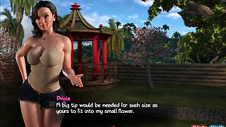 Treasure of Nadia v27041 Part 60 Fun with Pricia in Garden by Loveskysan69