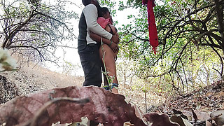 Fast time college girl and boy coming forest and fucking tight young pussy - Desi girl Sex in jangle Hindi.
