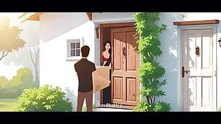 Desi Innocent sister in low Seduced fucked by Delivery Boy While her husband is away