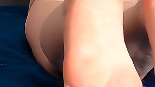 PAWG Rubs His Juicy Pussy to Orgasm Cums so Hard