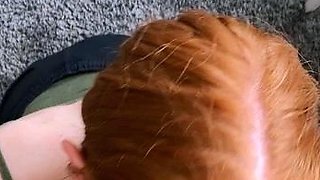 Amateur brunette teen blowjob and cumshot