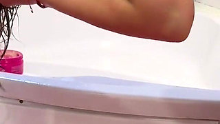 Hair Wash Bent Over the Bath Tub 3