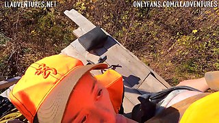 Super-Sexy Teenager Hoe Needs Hard-On In Treestand - Outdoors Public