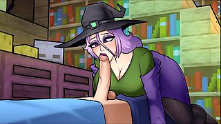 HornyCraft parody where the swamp witch gives a mind-blowing handjob and oral delight
