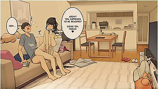 Car Toon In Older Girlfriend Cant Keep Her Hands Off Him (artist: Wakamatsu)