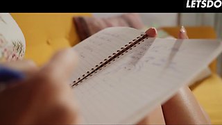 European Step Sisters Indulge In Steamy Lesbian Sex - A BABE KNOWS