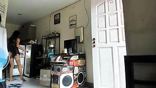 Big tit asian teen sucks and fucks a big cock