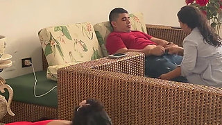 It Was Set up in the Living Room of the House, What a Good Fuck They Got.